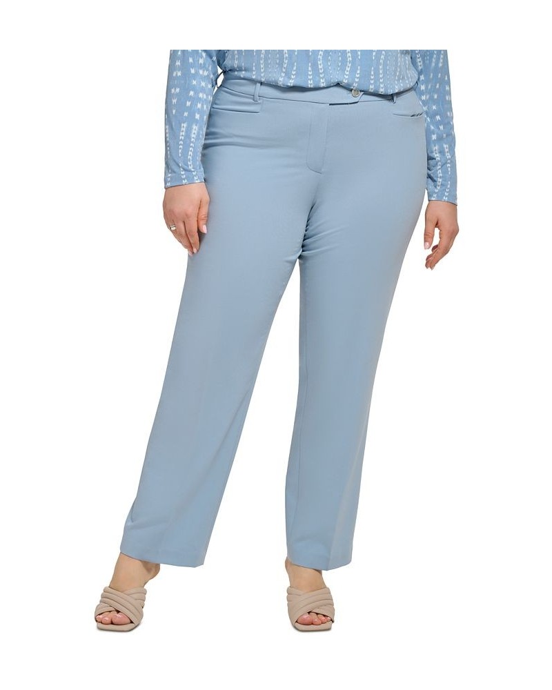 Plus Size Lux Modern-Fit Straight-Leg Pants Dusk $26.55 Pants