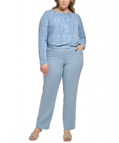 Plus Size Lux Modern-Fit Straight-Leg Pants Dusk $26.55 Pants