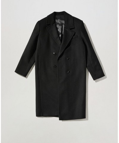 Women's Double-Breasted Tailored Coat Black $105.60 Coats