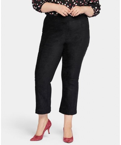 Plus Size Slim Bootcut Pull-On Pants Black $40.15 Pants