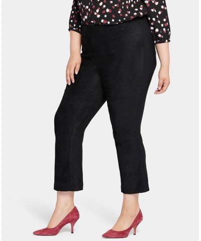 Plus Size Slim Bootcut Pull-On Pants Black $40.15 Pants