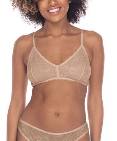 Women's Lexi Bralette Brown $19.76 Bras