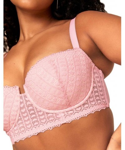 Nymphadora Women's Plus-Size Contour Balconette Bra Pink $27.48 Bras