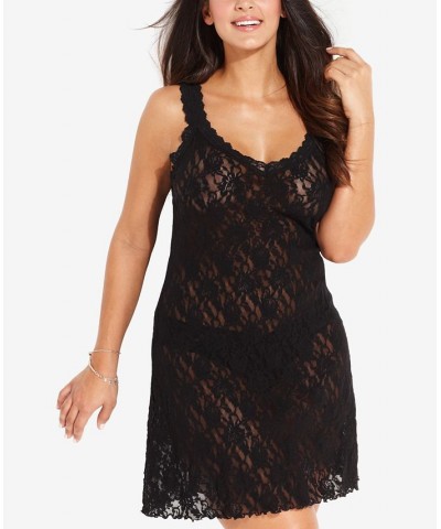 Plus Size Signature Lace Chemise Lingerie 485214X Black $33.60 Sleepwear