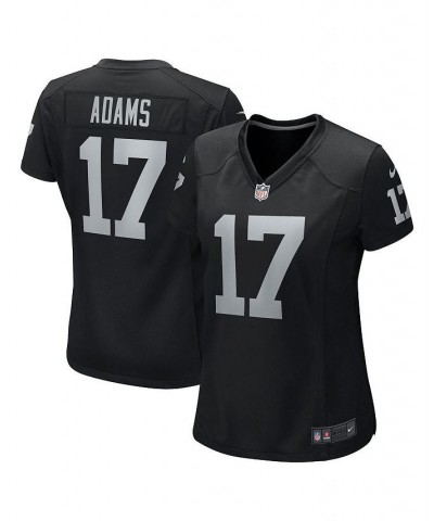 Women's Davante Adams Black Las Vegas Raiders Game Jersey Black $60.20 Jersey