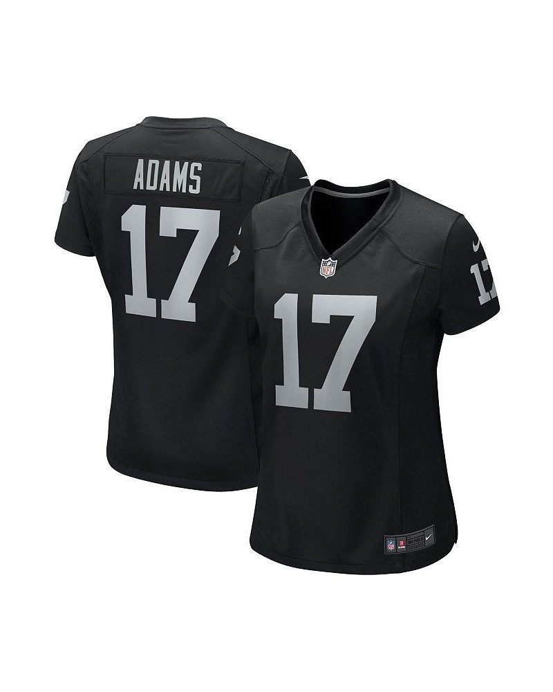 Women's Davante Adams Black Las Vegas Raiders Game Jersey Black $60.20 Jersey