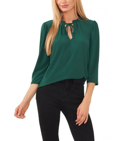 Tie-Front Top Alpine Green $26.73 Tops