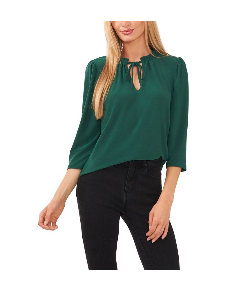 Tie-Front Top Alpine Green $26.73 Tops