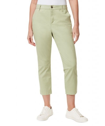 Women's Tapered Cropped Pants Brown $20.54 Pants