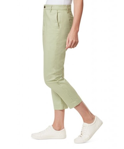 Women's Tapered Cropped Pants Brown $20.54 Pants