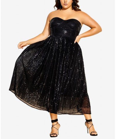 Trendy Plus Size Aurora Maxi Dress Black, Black $114.84 Dresses