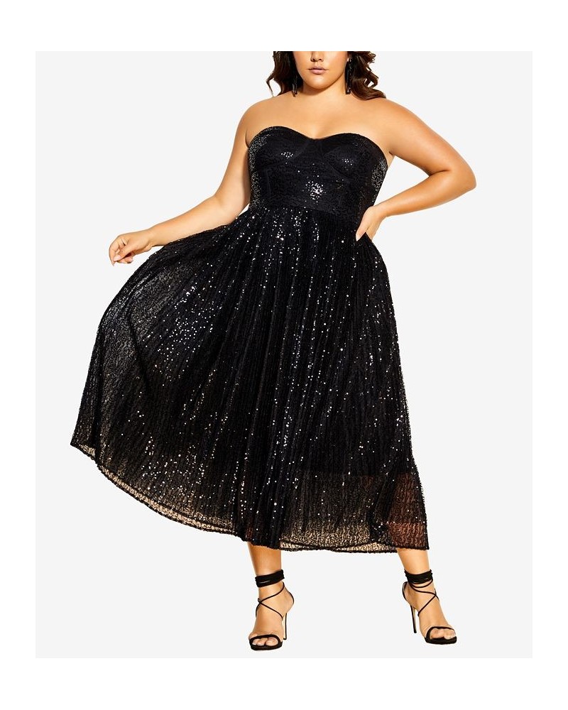 Trendy Plus Size Aurora Maxi Dress Black, Black $114.84 Dresses