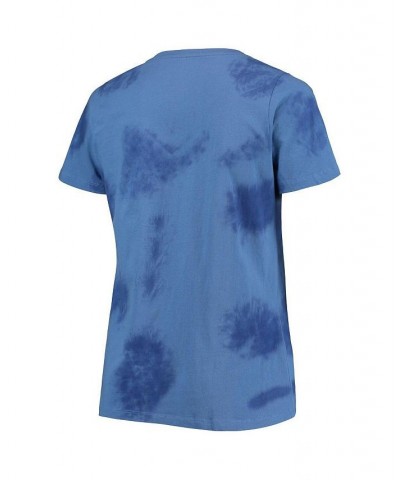 Women's Royal Chicago Cubs Plus Size Cloud V-Neck T-shirt Royal $19.35 Tops