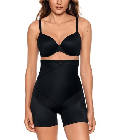 Women's Extra-Firm Tummy Tuck High-Waist Boyshorts 2416 Black $38.88 Shapewear