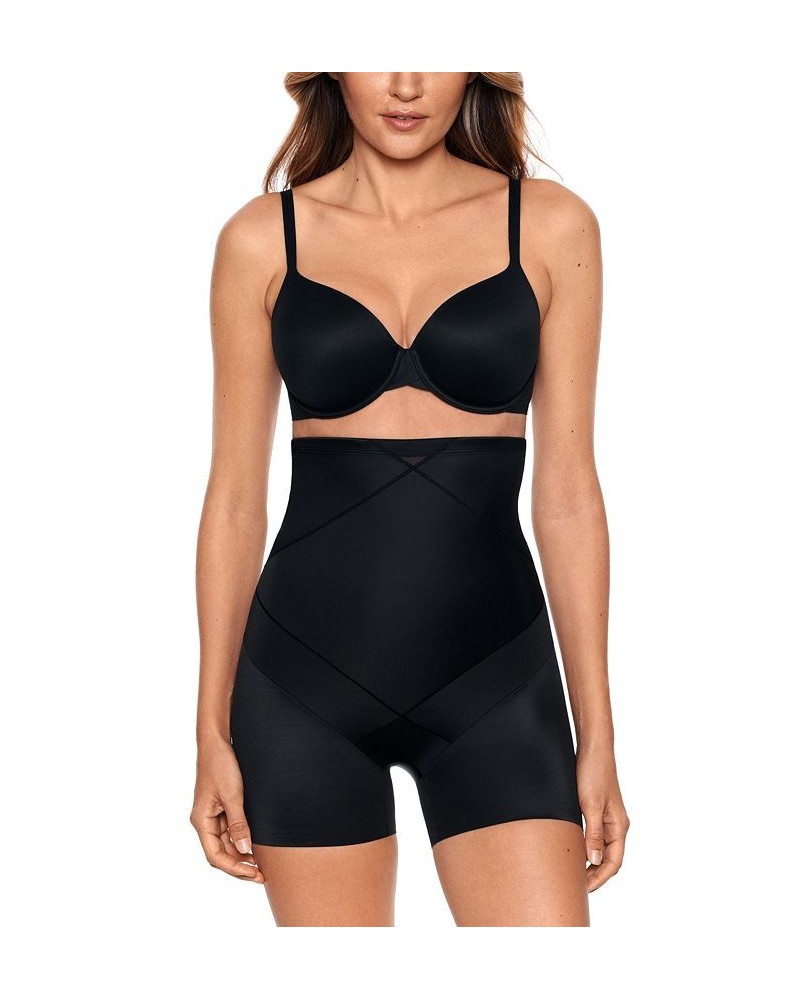 Women's Extra-Firm Tummy Tuck High-Waist Boyshorts 2416 Black $38.88 Shapewear