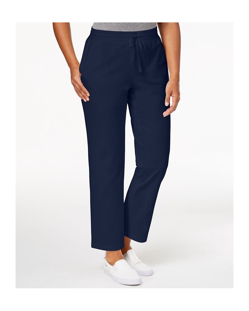 Petite Short Active Drawstring Pant Intrepid Blue $10.58 Pants