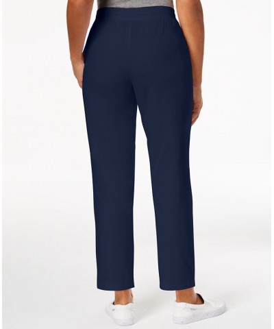 Petite Short Active Drawstring Pant Intrepid Blue $10.58 Pants