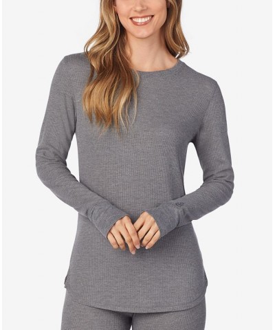 Women's Stretch Thermal Top Stone Grey Heather $10.71 Tops