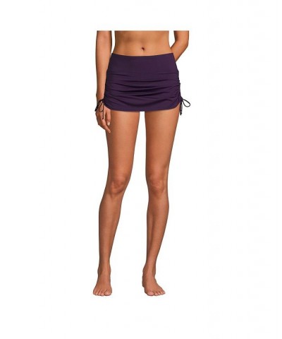 Women's Tummy Control Adjustable Swim Skirt Swim Bottoms Blackberry $37.42 Swimsuits