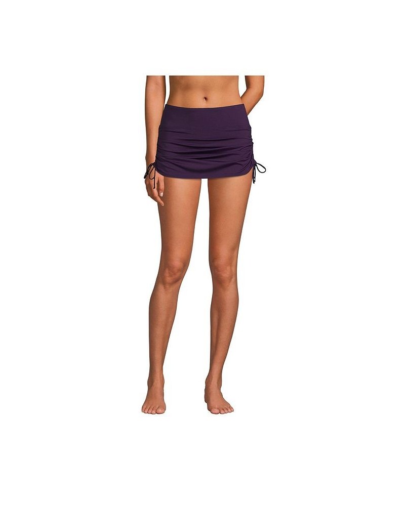 Women's Tummy Control Adjustable Swim Skirt Swim Bottoms Blackberry $37.42 Swimsuits