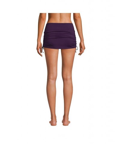 Women's Tummy Control Adjustable Swim Skirt Swim Bottoms Blackberry $37.42 Swimsuits