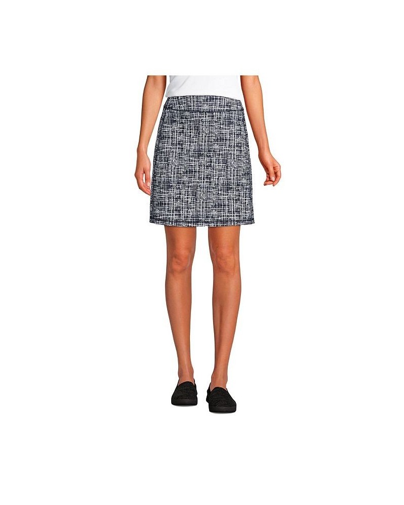 Women's Tall Active Knit Skort Black etched print $43.17 Skirts