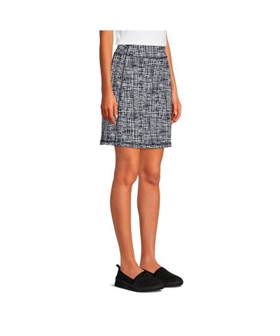 Women's Tall Active Knit Skort Black etched print $43.17 Skirts