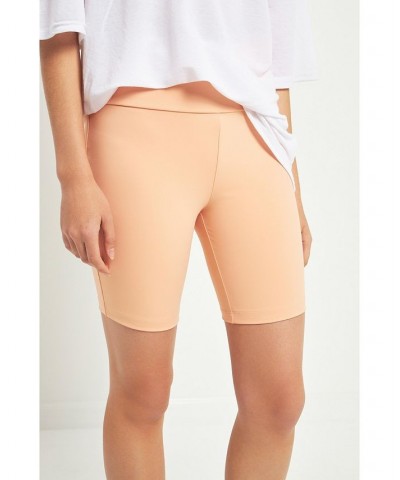 Women's Biker Shorts Orange $25.50 Shorts