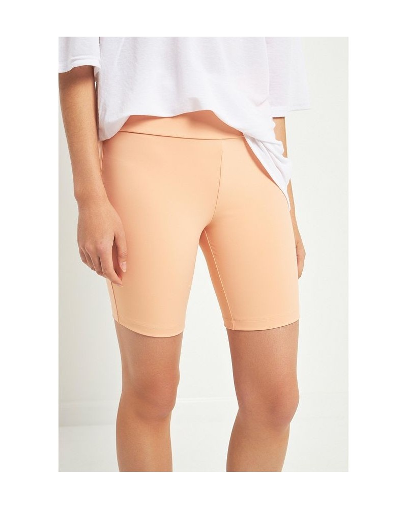 Women's Biker Shorts Orange $25.50 Shorts