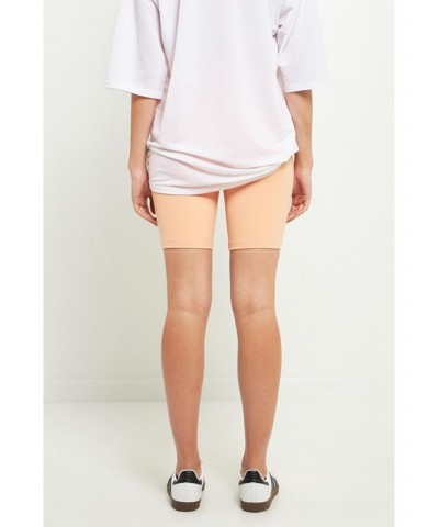 Women's Biker Shorts Orange $25.50 Shorts