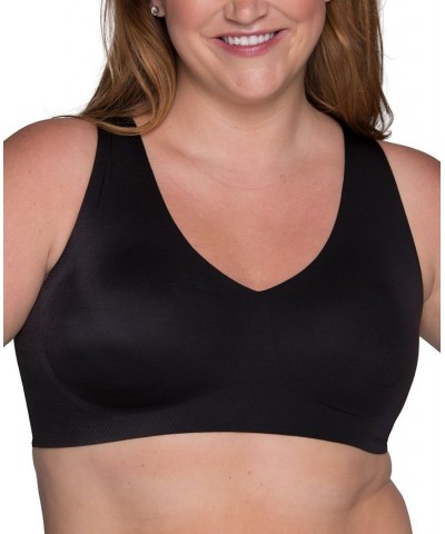 Women's Beyond Comfort Sleek & Smooth Wireless Bra 72037 Black $12.04 Bras