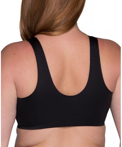 Women's Beyond Comfort Sleek & Smooth Wireless Bra 72037 Black $12.04 Bras