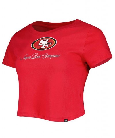 Women's Scarlet San Francisco 49ers Historic Champs T-shirt Scarlet $28.79 Tops