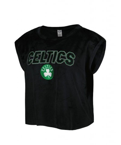 Women's Black Boston Celtics Intermission T-shirt and Shorts Sleep Set Black $35.00 Pajama