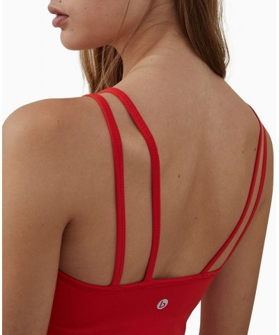 Women's Ultimate Longline Vestlette Top Red $17.60 Tops