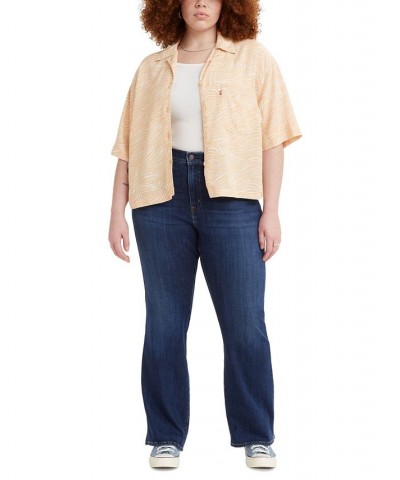 Plus Size 726 High-Rise Flare-Leg Jeans Health Is Wealth $29.40 Jeans