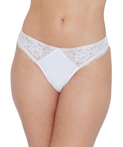 Women's Minx Thong Underwear 371100 White/nylon $15.04 Panty