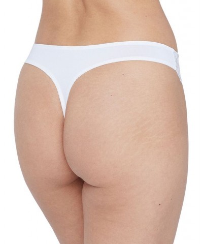 Women's Minx Thong Underwear 371100 White/nylon $15.04 Panty