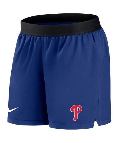 Women's Royal Philadelphia Phillies Authentic Collection Flex Vent Max Performance Shorts Royal $20.50 Shorts