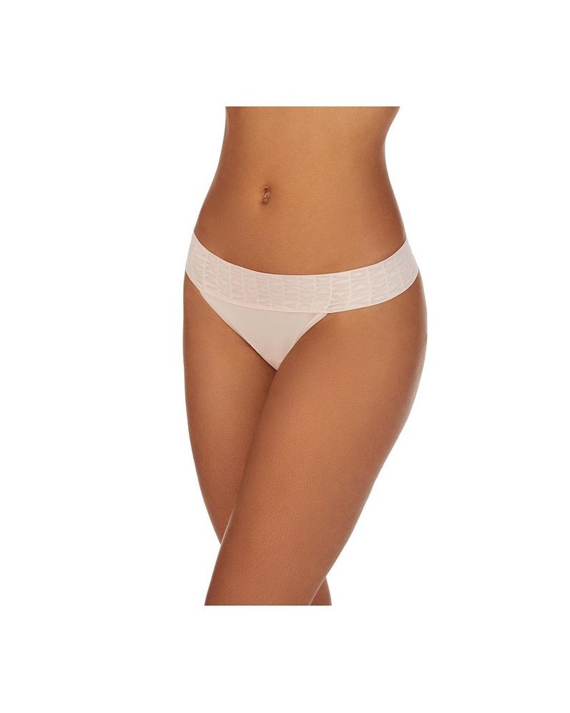 Women's Stretch Thong DK8935 Pink $9.75 Underwears