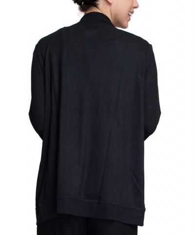 Women's Desert Vibes Butter Soft Knit Cardigan Black $19.80 Sleepwear