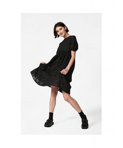 Women's Madeline Dress in Black Floral Jacquard Black floral $113.60 Dresses