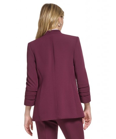 Women's X-Fit Open Front 3/4 Sleeve Blazer Port $46.38 Jackets