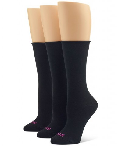 Hue Women's 3-Pk. Roll Top Socks Denimheather/navy/gry Heather $13.95 Socks