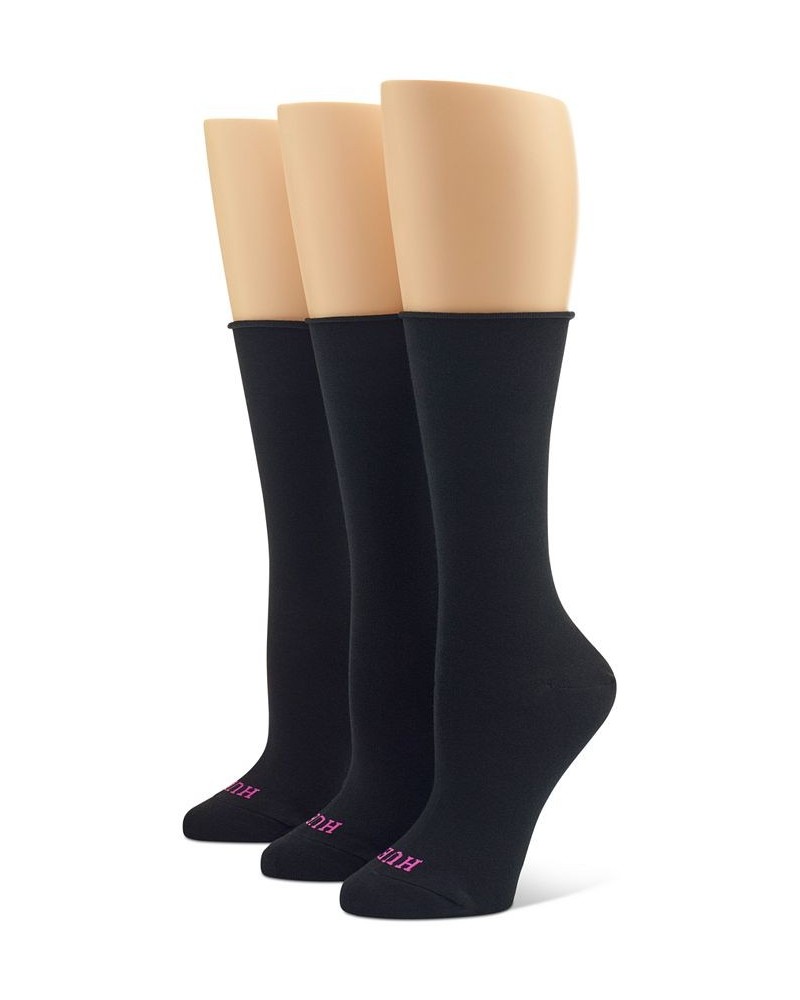 Hue Women's 3-Pk. Roll Top Socks Denimheather/navy/gry Heather $13.95 Socks