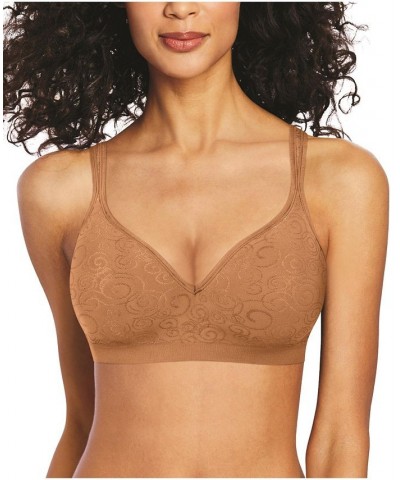 Comfort Revolution Shaping Wireless Smoothing Bra 3463 Cinnamon Butter Swirl (Nude 2) $14.26 Bras