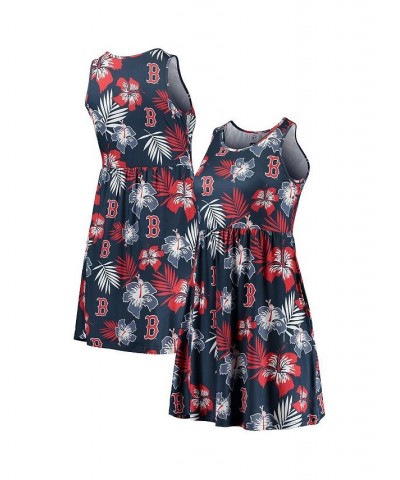 Women's Navy Boston Red Sox Floral Sundress Navy $35.74 Dresses