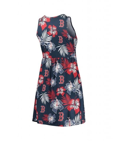 Women's Navy Boston Red Sox Floral Sundress Navy $35.74 Dresses