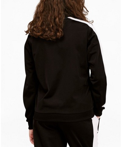 Women's Tricot Front Full-Zip Track Jacket Black $23.06 Jackets