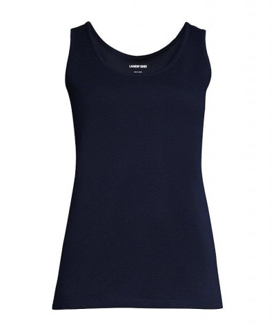 Women's Plus Size Cotton Tank Top Radiant navy $20.13 Tops